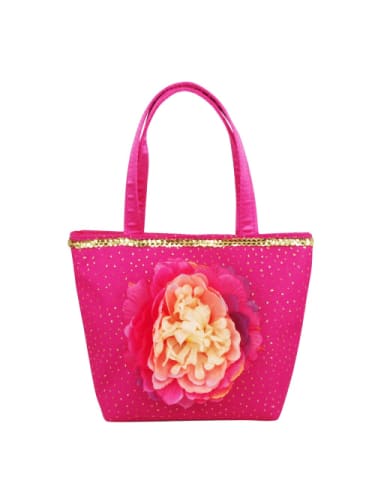 Pink Peony Flower Bag  Dancewear Australia