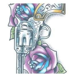 Pistola Day of the Dead Tattoo  Dancewear Australia