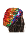 Rainbow Sequin Beret Hat  Dancewear Australia