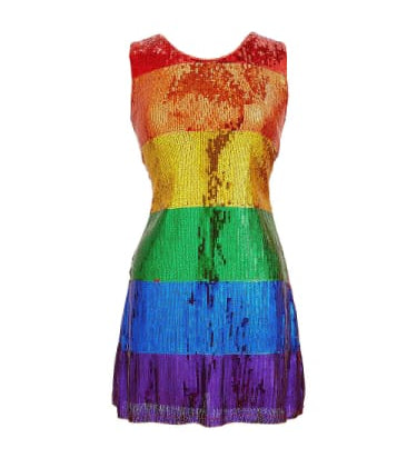 Rainbow Sequin Dress  Dancewear Australia