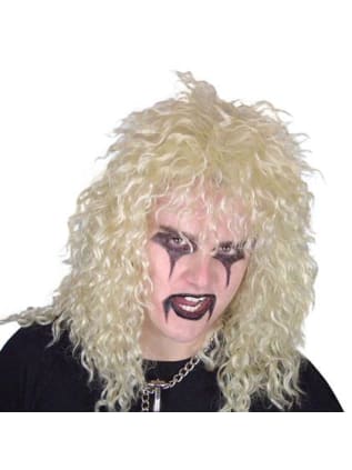 Rock Chick Blond  mullet wig