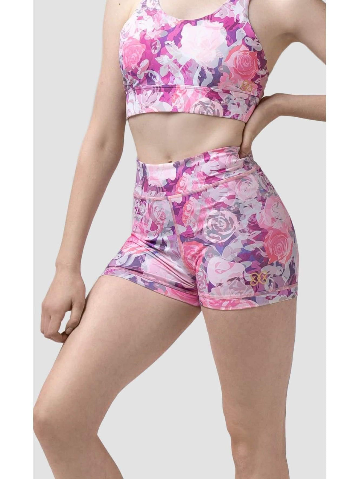 Rosette Shorts - Pink  Dancewear Australia