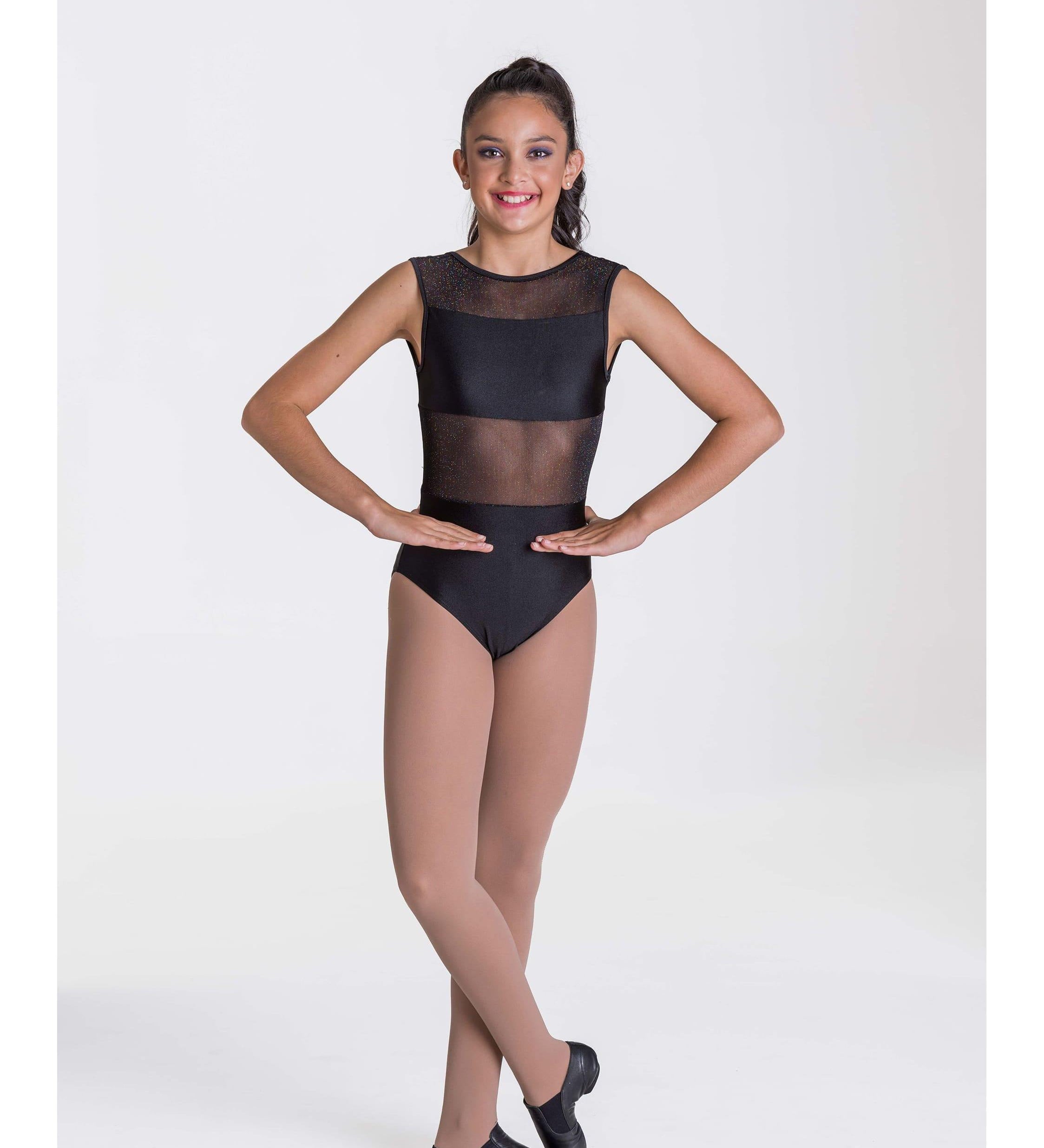 Roxanne Leotard - Black  Dancewear Australia