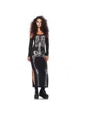 Side Slit Skeleton Cold Shoulder Dress  Dancewear Australia