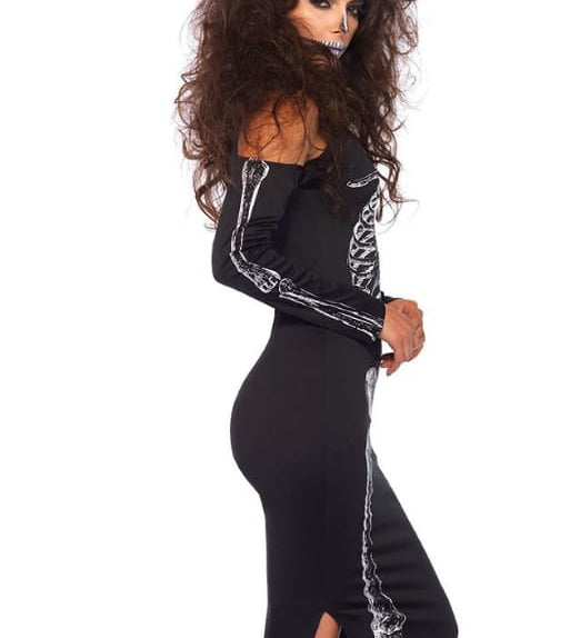 Side Slit Skeleton Cold Shoulder Dress  Dancewear Australia