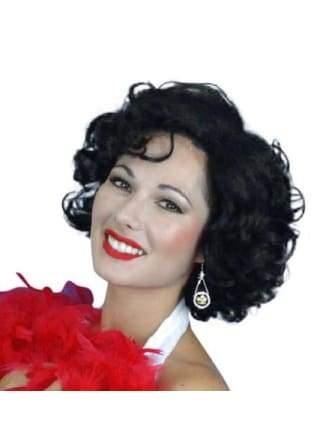Silver Screen Star Black Wig  Dancewear Australia