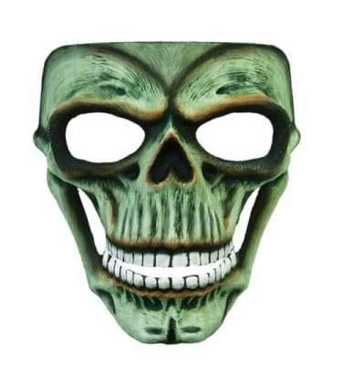 Skeleton Mask - Green Unearthed  Dancewear Australia
