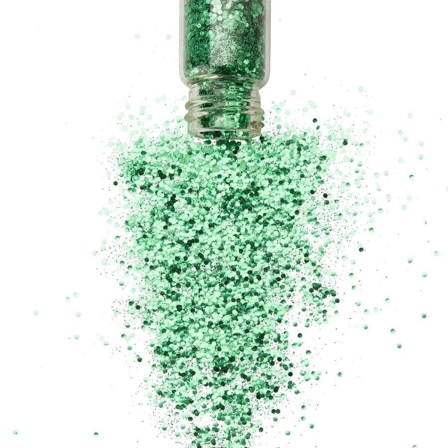 Spring Green Glitter Bottles 10g - Bio degradable  Dancewear Australia