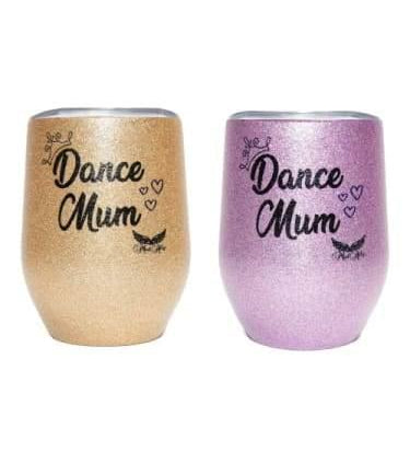 Stemless Glitter Mug - Dance Mum  Dancewear Australia