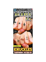 Symbols Knuckles Tattoo