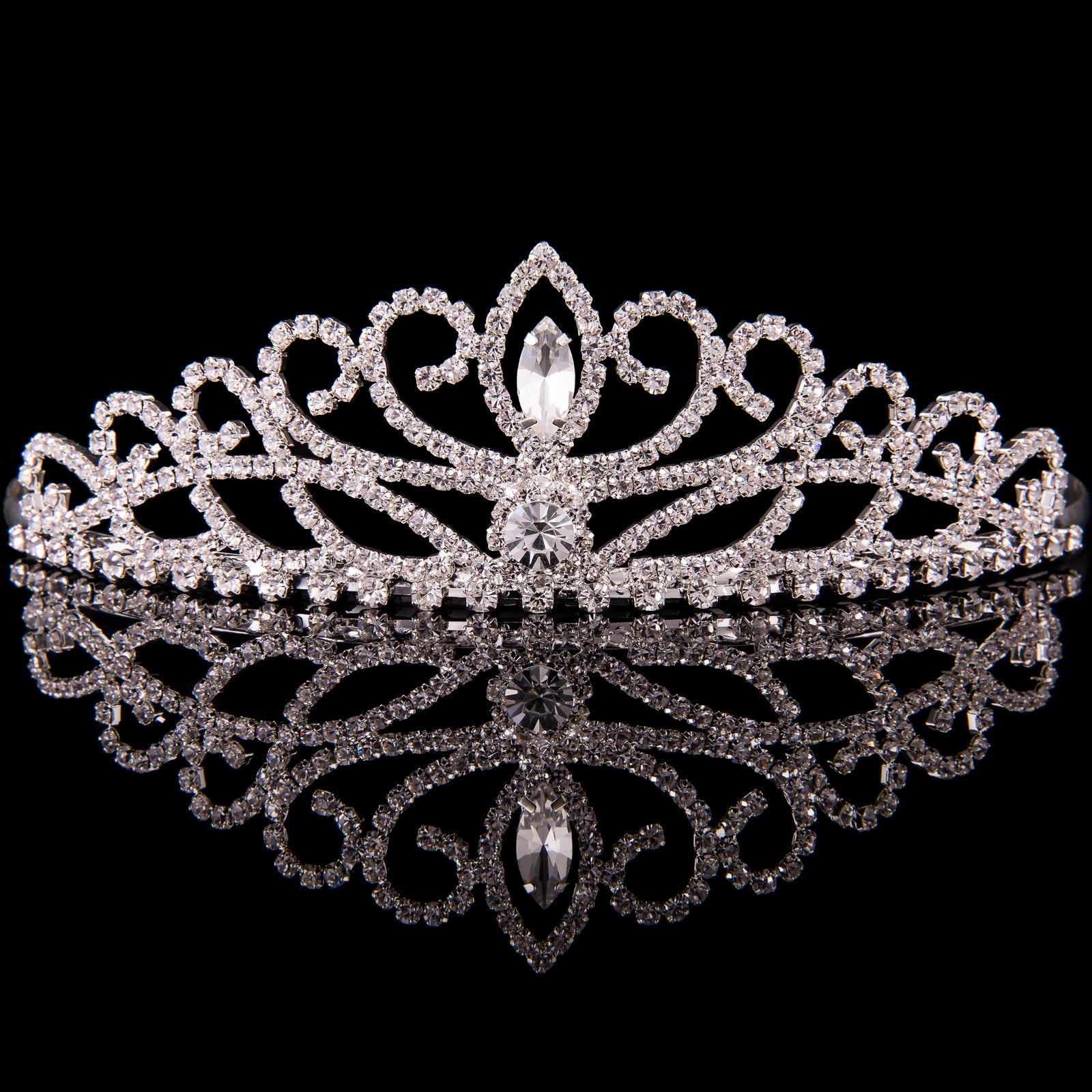Large Crystal Tiara Dance