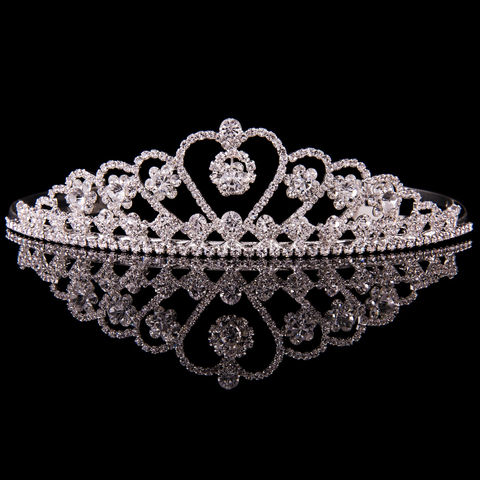 large heart tiara dance costume