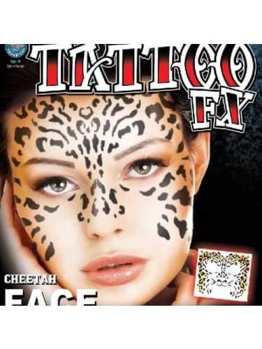 Tattoo FX - Cheetah Face  Dancewear Australia
