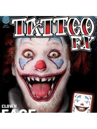 Tattoo FX - Clown Face  Dancewear Australia