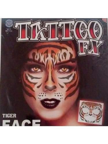 Tattoo FX - Tiger Face  Dancewear Australia
