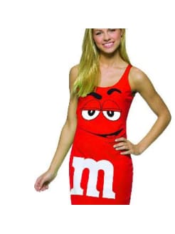 Teen and Tween Tank Dress Red M & M's  Dancewear Australia