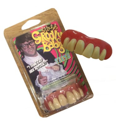 Teeth - Austin Powers costume accessory for halloween party Australia