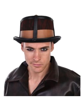 Top Hat - Steampunk Brown  Dancewear Australia