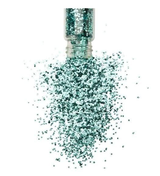 Turquoise Glitter Bottles - Bio degradable  Dancewear Australia