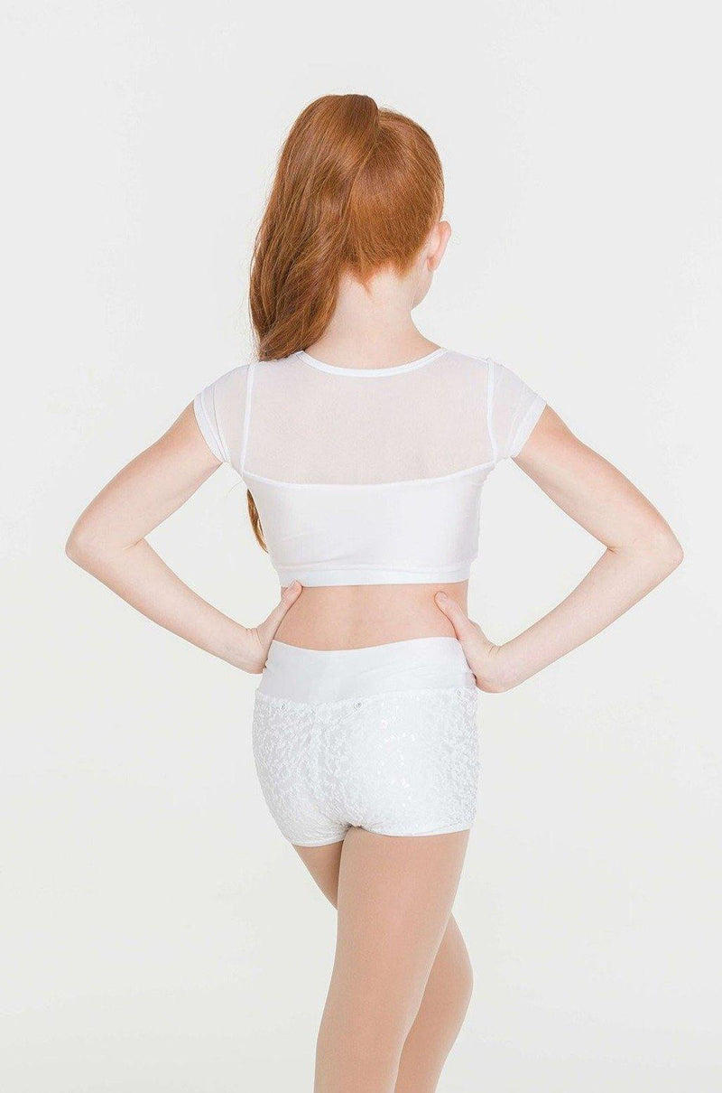 Attitude Shorts | White  Dancewear Australia