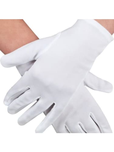 White Gloves - Short  Dancewear Australia
