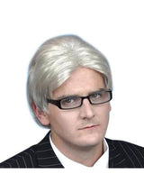 Wig - Grey Current Affairs Host