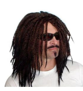 rasta wig dreadlocks bob marley jamaican 