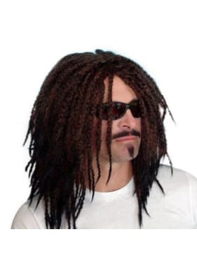 rasta wig dreadlocks bob marley jamaican 