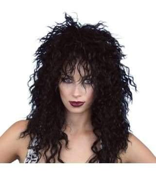 Wig - Rock Chick Black  cher 