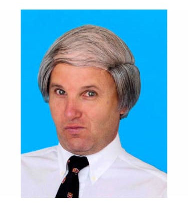 Wig - Tragic Combover Grey old man 