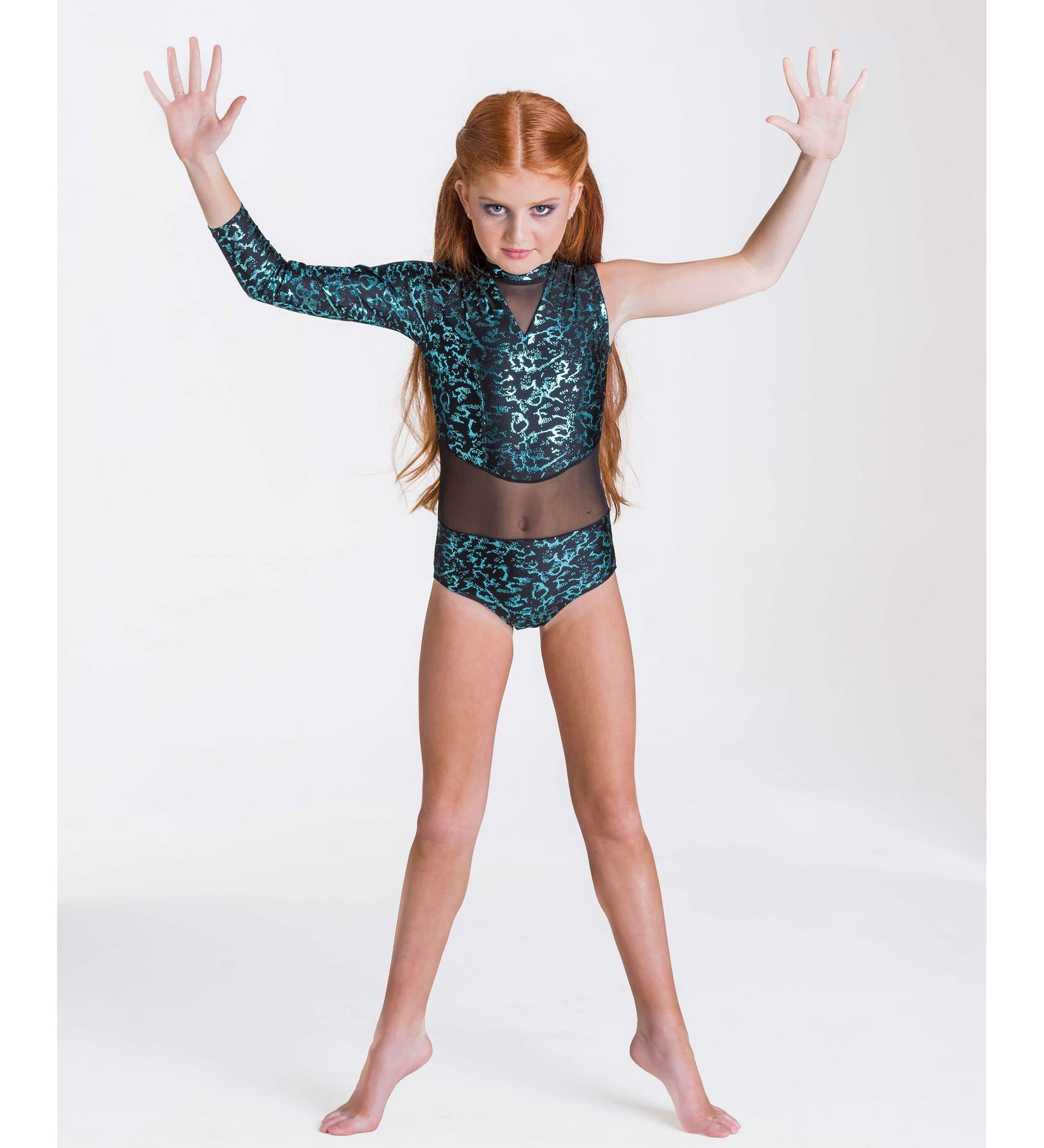 Wild Things Leotard - Emerald Green  Dancewear Australia