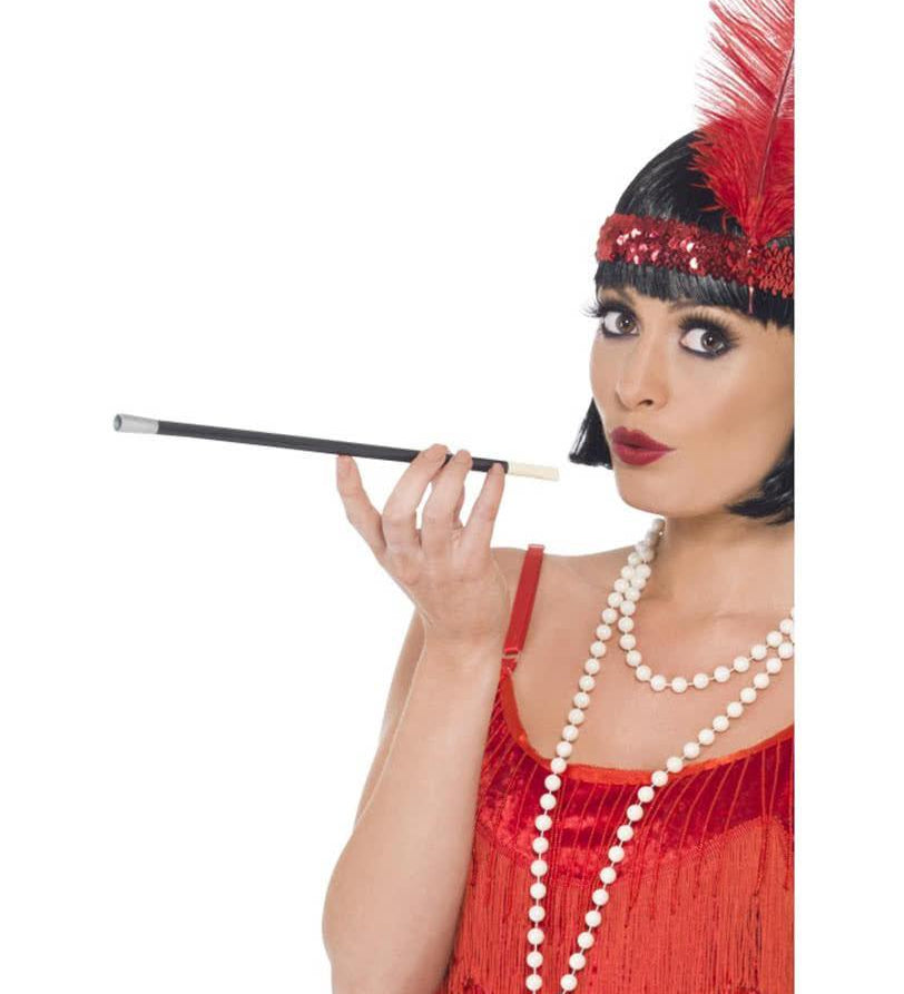 cigarette holder 1920 costume, fancy dress gangster, flapper girl costume party, australia novelties